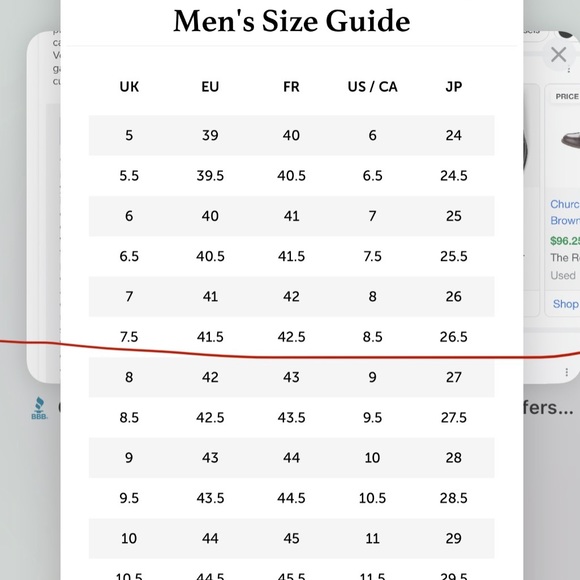 CHURCH’s “Shannon 2 Wr” Calfskin Derby Lace-Ups in Sandalwood Oxford Shoes 7.5 F - Picture 16 of 16